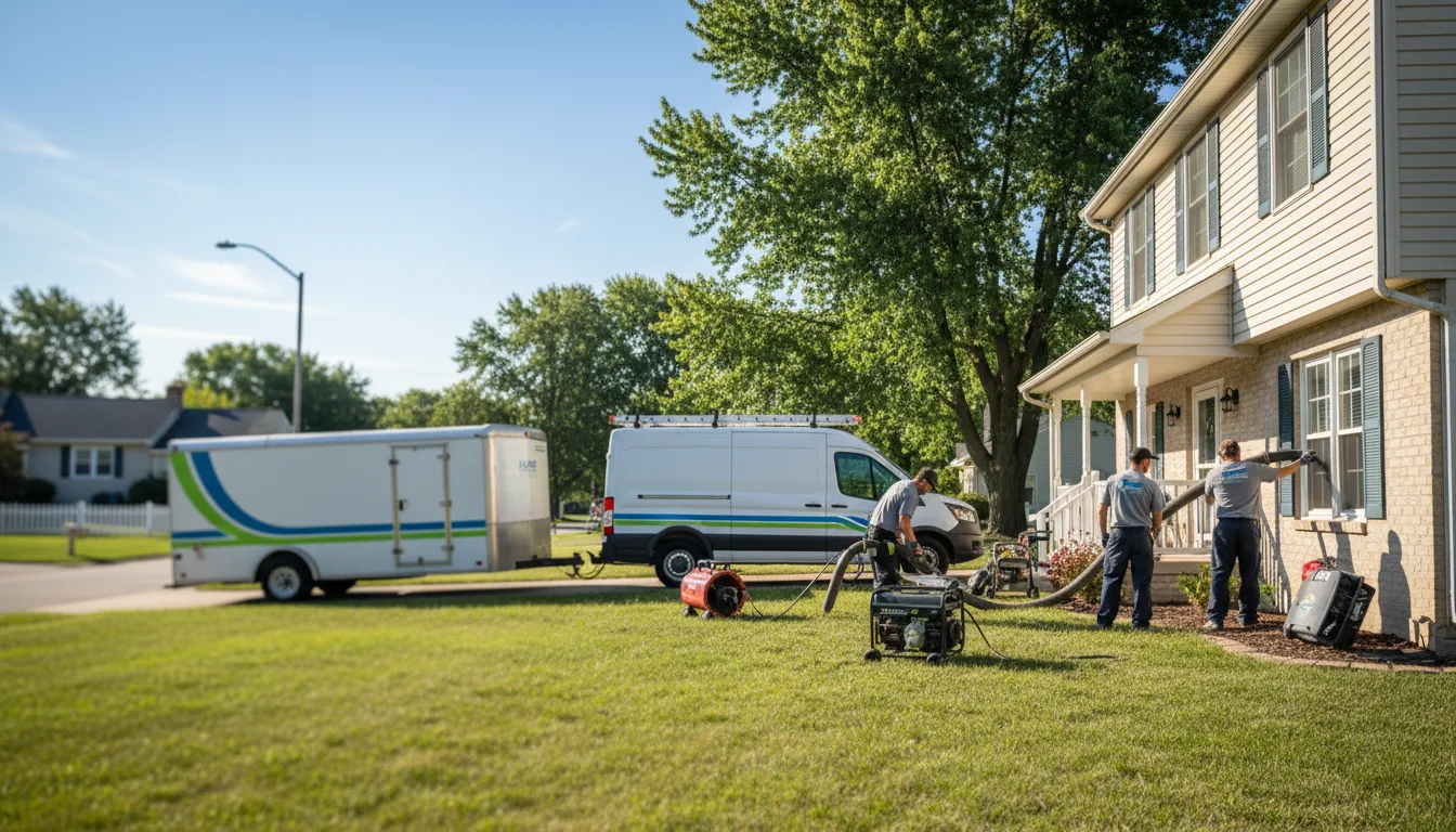 Flooded Basement Restoration And Cleanup With Repair in Galesburg, KS near me
